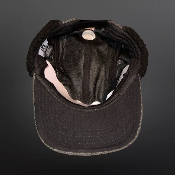 NEW MLB Minnesota Twins Pepsi Snapback Tweed Bomber Winter Hat Ear Flaps - Picture 4 of 7